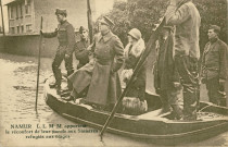 Namur. L.L.M.M. apportent le réconfort de leur parole aux Sinistrés refugiés aux étages