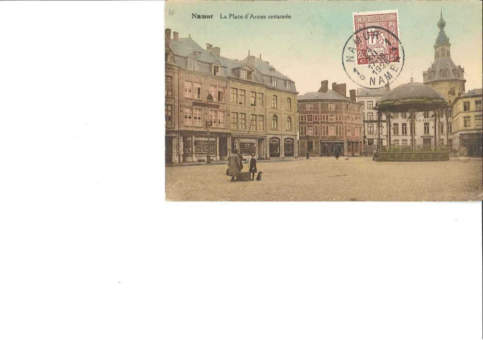 Namur. La Place d'Armes restaurée