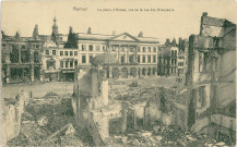 Namur. La place d'Armes, vue de la rue des Brasseurs