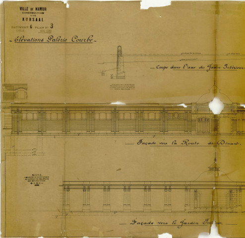 KURSAAL_Bat G_élévation galerie_A