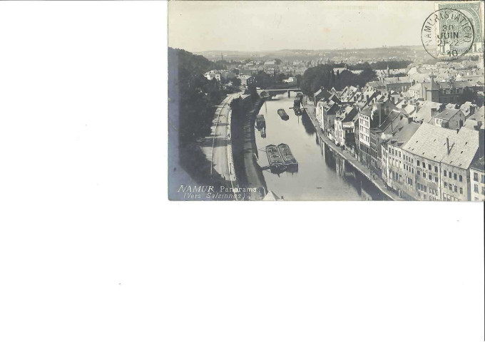 NAMUR. Panorama (Vers Salzinnes)