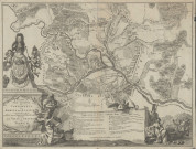 Plan des lignes et campements des armées des alliés commandées par le Roy de Grande-Bretagne devant la Ville et Château de Namur