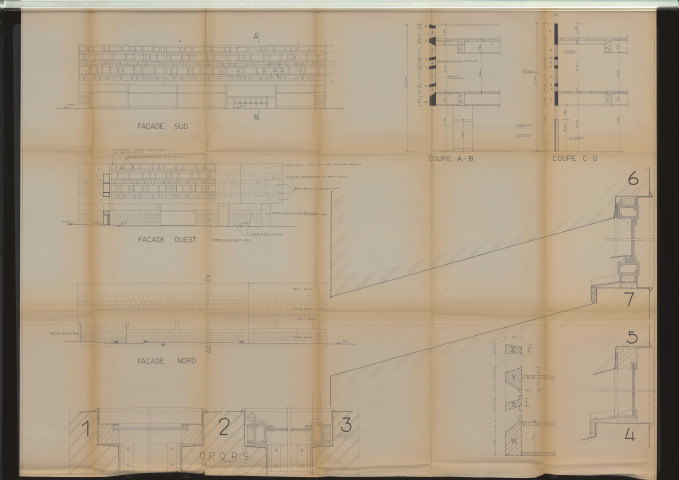 Parking Square Léopold : plans