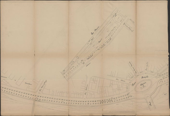 Convention Hobé - Appropriation des boulevard Cauchy et Léopold, de la place Léopold et des abord de la gare