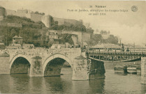 38 Namur. Pont de Jambes, détruit par les troupes belges en août 1914
