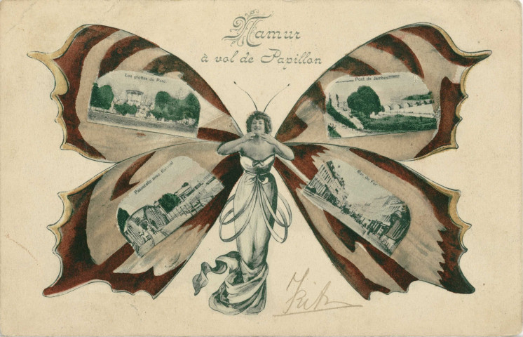 Namur à vol de Papillon