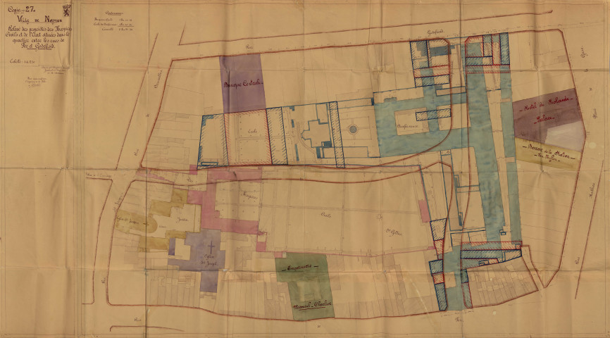 Relevé des propriétés des Hospices civils et de l'Etat