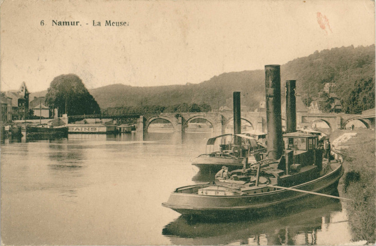 6. Namur. - La Meuse.