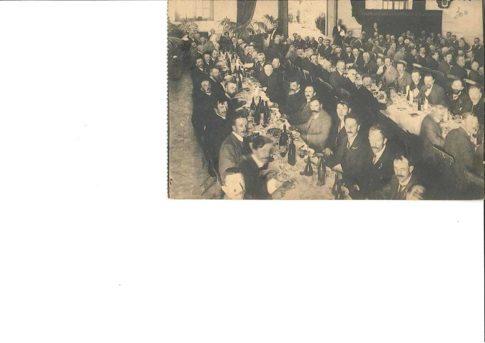 L. A. B., 8, rue St. Aubain, Namur. 9 août 1925. Le Banquet.