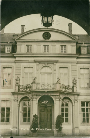 Namur. Entrée du Palais Provincial