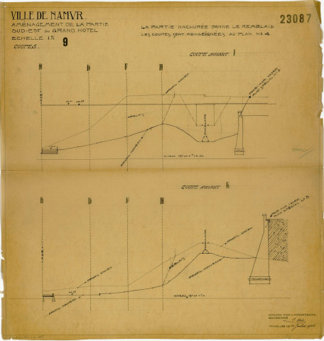 CITADELLE_grand hôtel_sud-est coupes_