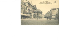 23 - NAMUR. Grand'Place et Hôtel-de-Ville. Incendiés par les Allemands en août 1914.