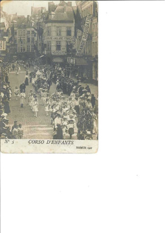 N°5. Corso d'enfants. Namur 1907
