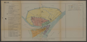 Plan des agrandissements successifs et des enceintes de la Ville de Namur