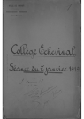 Registre de délibérations du Collège de Namur