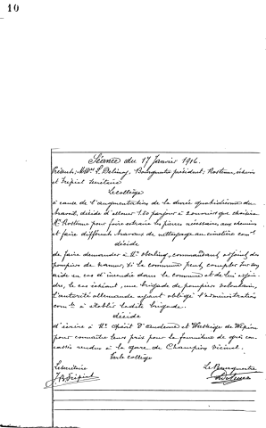 Registres des délibérations du Collège