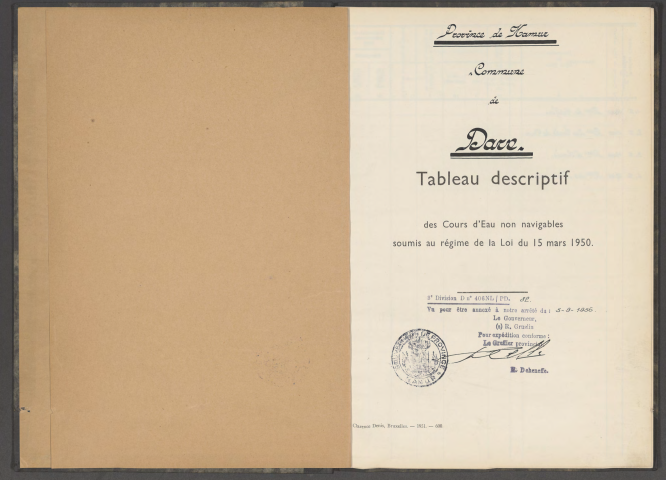 Dave-tableau descriptif