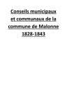 Registres de délibérations du Conseil communal