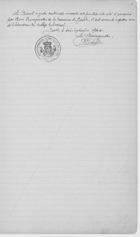 Registres des délibérations du Collège