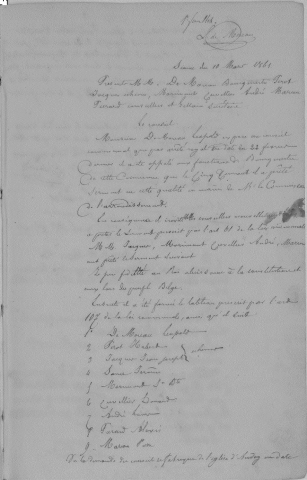 Registres des délibérations du Conseil