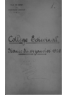 Registre de délibérations du Collège de Namur